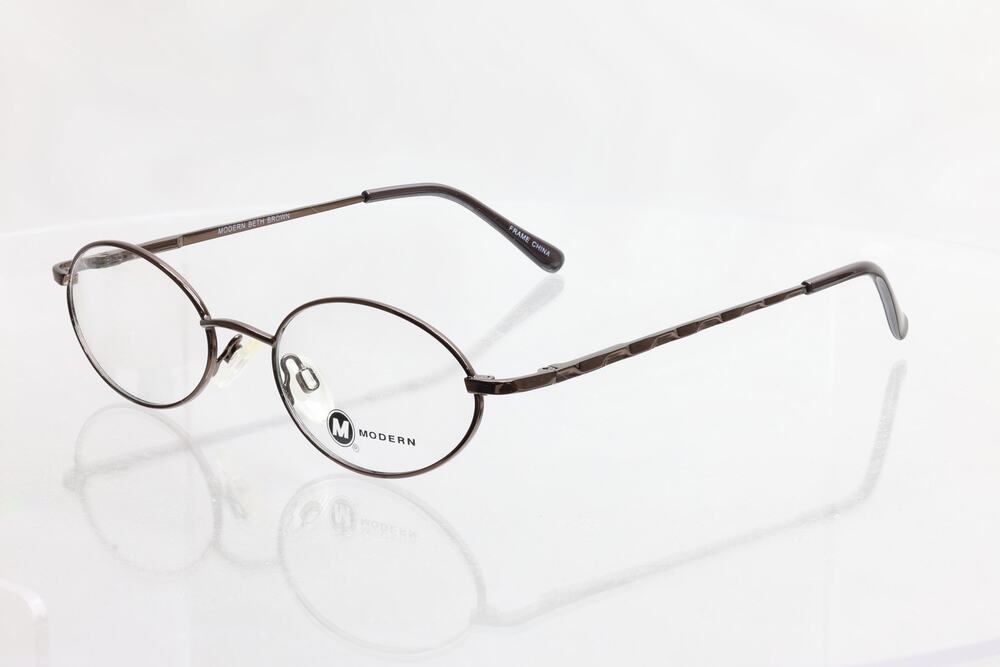Modern Beth Brown 50-18-135mm Eyeglass FRAMES ONLY - NEW/WITHOUT TAGS